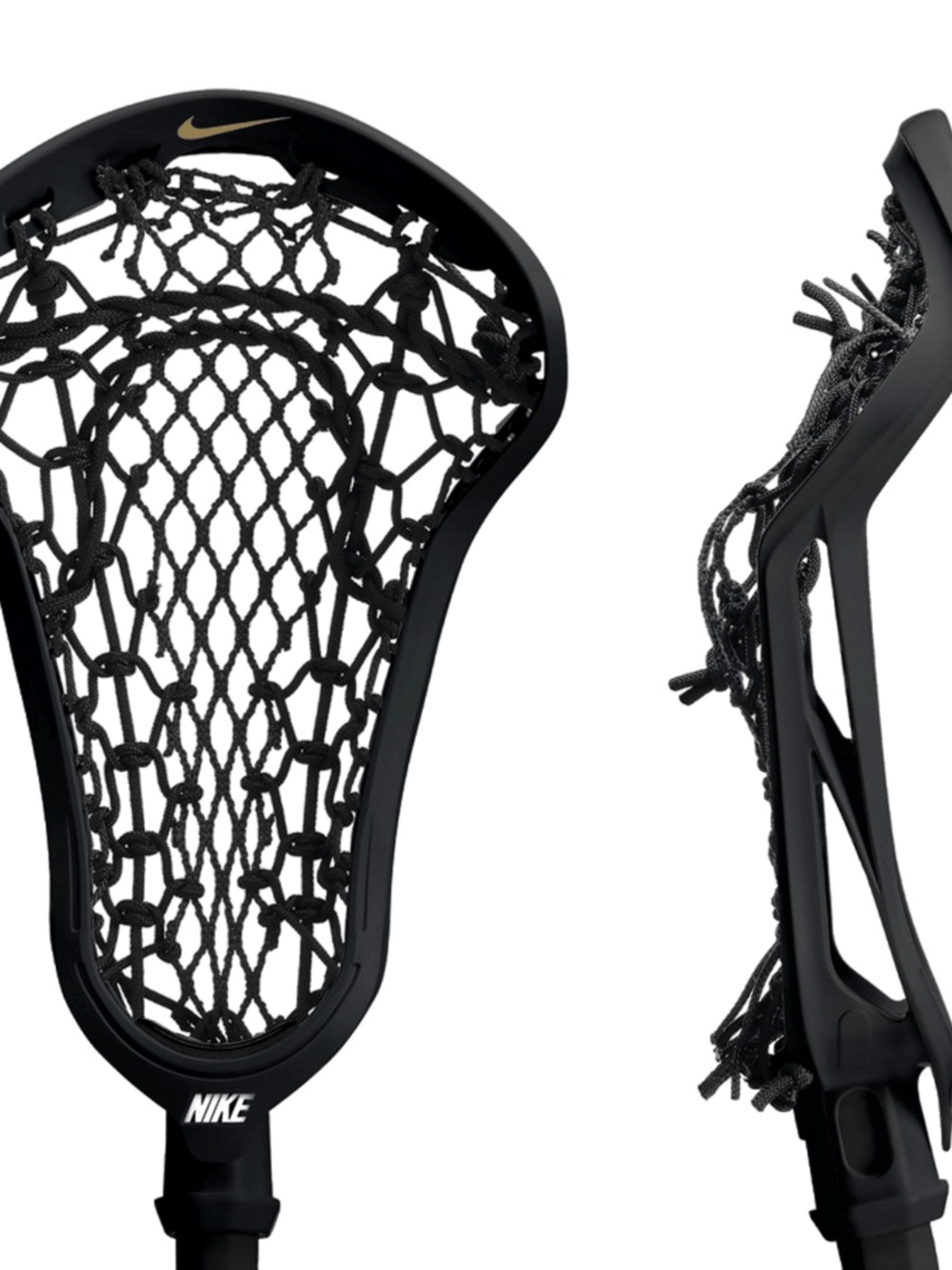 New NIKE LUNAR ELITE 3 Strung Lacrosse Head Women’s Lacrosse Black